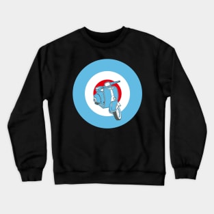 Blue Scooter Crewneck Sweatshirt